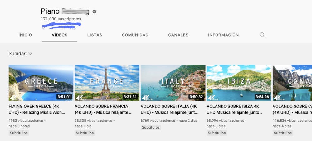 reales seguidores youtube canal