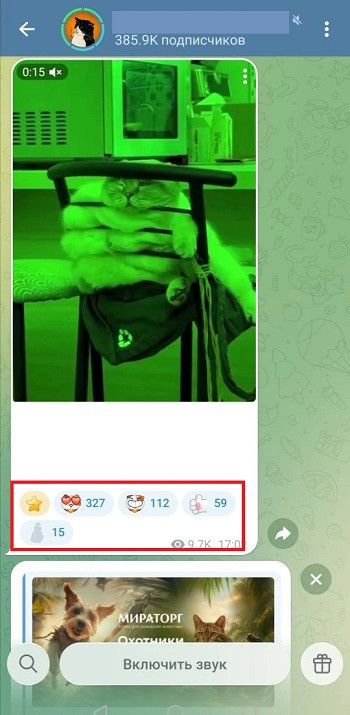 накрутка реакция тг канала бесплатно